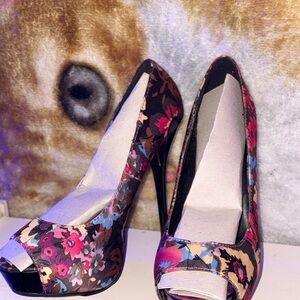 Call It Spring Multicolor Floral Heels
